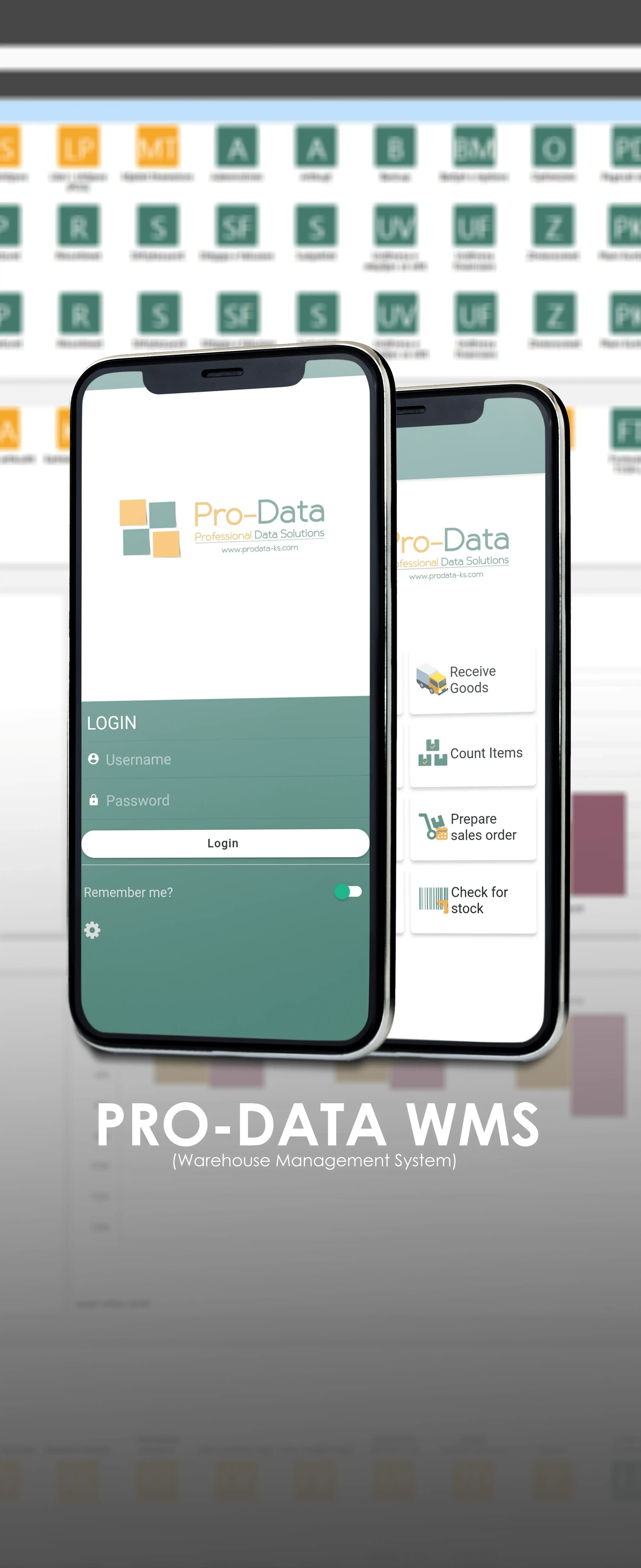 WMS+ Mobile App Interface